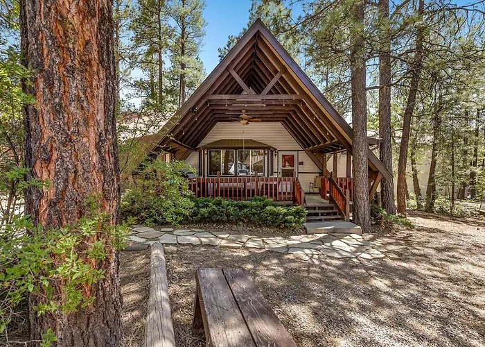 Cozy A-frame Nestled In The Ponderosa Pines For A Memorable Family Getaway In Nature Near Flagstaff, Arizona * Munds Park